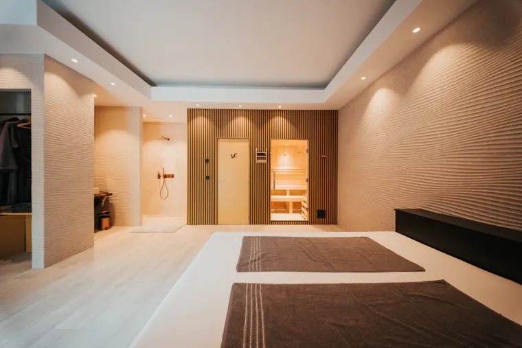 Relaxation lounge at Spa Elite